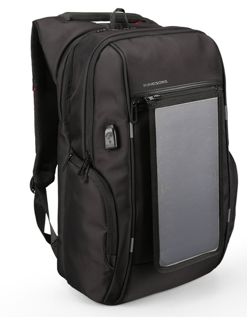 Load image into Gallery viewer, Solar Panel Charging Backpack
