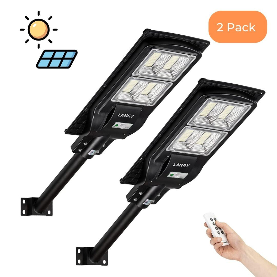 LANGY 120 W solar street lights 12000 lumens