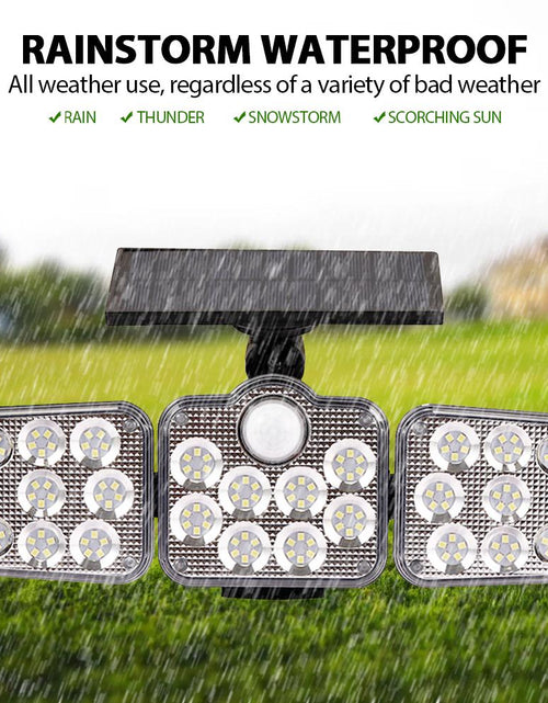 Load image into Gallery viewer, 3 Adjustable Heads 270° Wide Angle Illumination Solar Lights Outdoor
