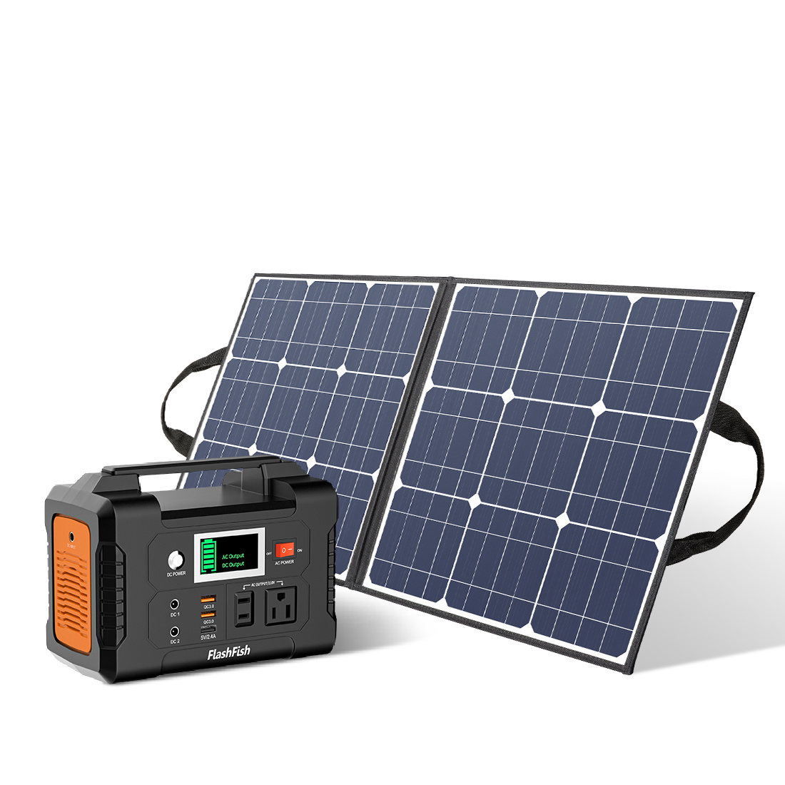 <img src="power station & solar panel.jpg" alt=" power station and solar panel"/>