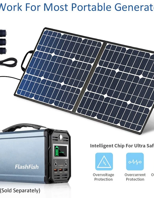 Load image into Gallery viewer, &lt;img src=&quot;solar panel.jpg&quot; alt=&quot;portable power station and solar panel&quot;/&gt;
