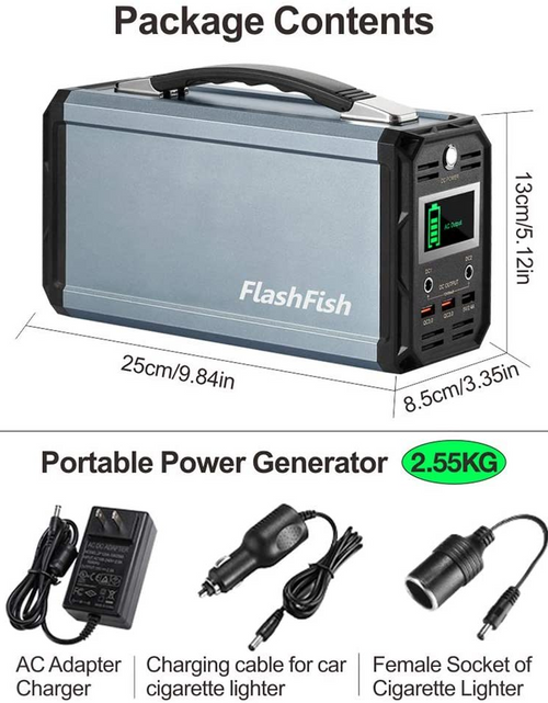 Load image into Gallery viewer, 110V 300W Generator Portable Power Station Supply for Outdoor
