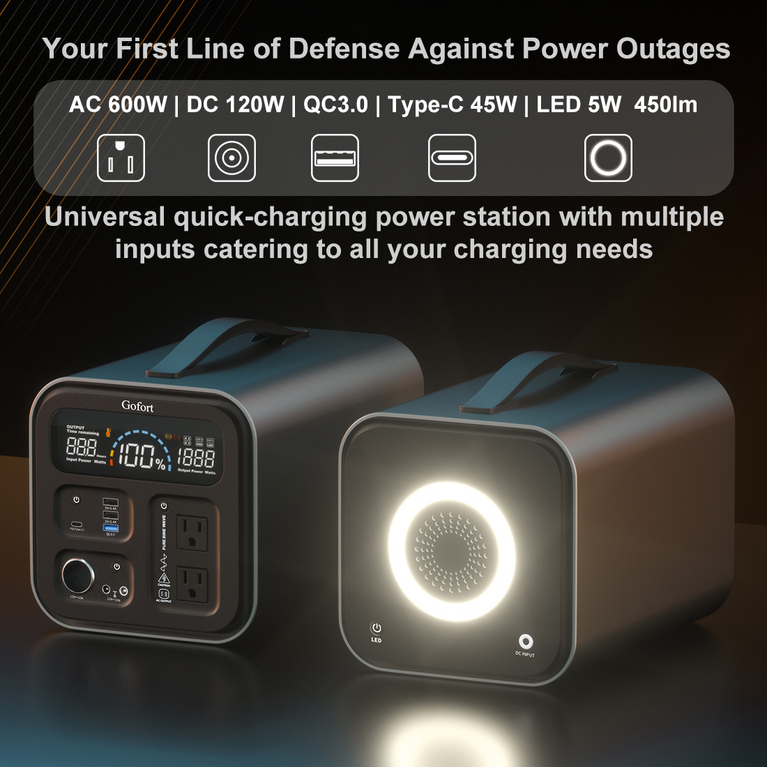 <img src="portable power station.jpg" alt="flash light portable power station"/>